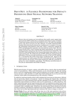 PrivyNet: A Flexible Framework for Privacy-Preserving Deep Neural
  Network Training