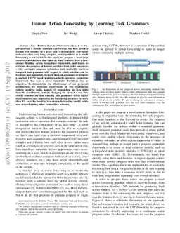 Human Action Forecasting by Learning Task Grammars