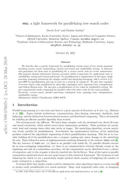 mts: A light framework for parallelizing tree search codes
