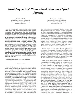 Semi-Supervised Hierarchical Semantic Object Parsing