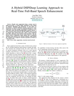 A Hybrid DSP/Deep Learning Approach to Real-Time Full-Band Speech
  Enhancement