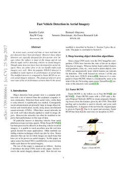 Fast Vehicle Detection in Aerial Imagery