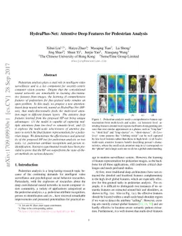 HydraPlus-Net: Attentive Deep Features for Pedestrian Analysis