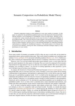 Semantic Composition via Probabilistic Model Theory