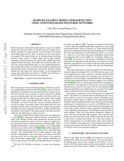Query-by-example Spoken Term Detection using Attention-based Multi-hop
  Networks
