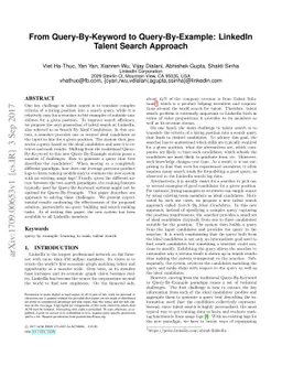 From Query-By-Keyword to Query-By-Example: LinkedIn Talent Search
  Approach