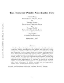 Top-Frequency Parallel Coordinates Plots