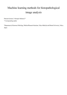Machine learning methods for histopathological image analysis