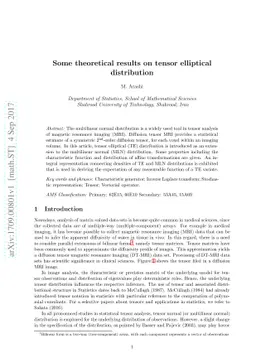 Some theoretical results on tensor elliptical distribution