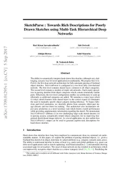 SketchParse : Towards Rich Descriptions for Poorly Drawn Sketches using
  Multi-Task Hierarchical Deep Networks