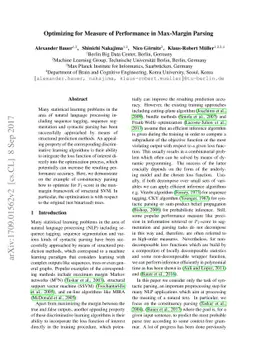 Optimizing for Measure of Performance in Max-Margin Parsing
