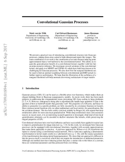 Convolutional Gaussian Processes