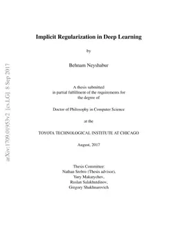 Implicit Regularization in Deep Learning