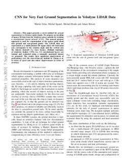 CNN for Very Fast Ground Segmentation in Velodyne LiDAR Data