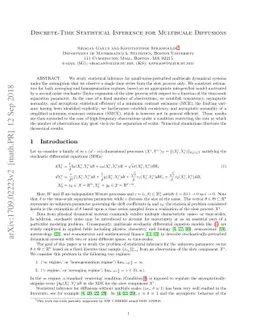 Discrete-Time Statistical Inference for Multiscale Diffusions