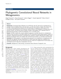 Phylogenetic Convolutional Neural Networks in Metagenomics