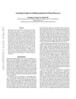 Learning Graph-Level Representation for Drug Discovery