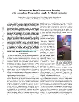 Self-supervised Deep Reinforcement Learning with Generalized Computation
  Graphs for Robot Navigation