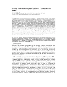 Security of Electronic Payment Systems: A Comprehensive Survey