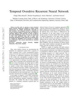 Temporal Overdrive Recurrent Neural Network