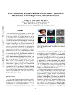 A New Convolutional Network-in-Network Structure and Its Applications in
  Skin Detection, Semantic Segmentation, and Artifact Reduction