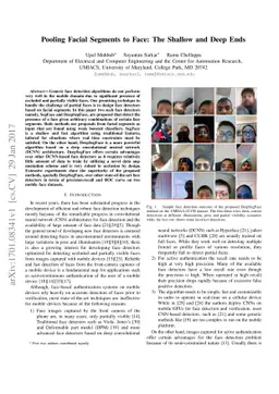 Pooling Facial Segments to Face: The Shallow and Deep Ends