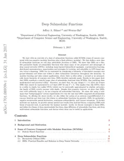 Deep Submodular Functions