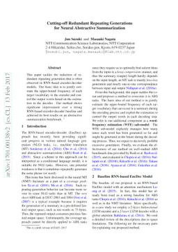 Cutting-off Redundant Repeating Generations for Neural Abstractive
  Summarization