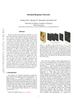 Oriented Response Networks