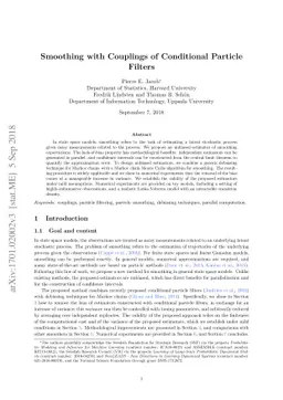 Smoothing with Couplings of Conditional Particle Filters
