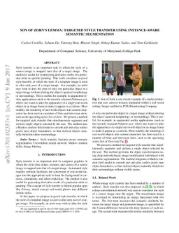 Son of Zorn's Lemma: Targeted Style Transfer Using Instance-aware
  Semantic Segmentation