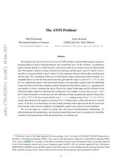 The ANTS problem