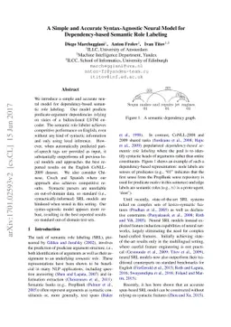 A Simple and Accurate Syntax-Agnostic Neural Model for Dependency-based
  Semantic Role Labeling