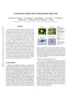 Context-aware Captions from Context-agnostic Supervision