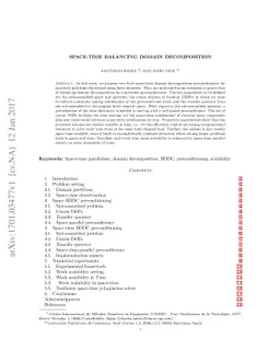 Space-time balancing domain decomposition