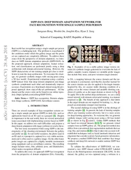 SSPP-DAN: Deep Domain Adaptation Network for Face Recognition with
  Single Sample Per Person