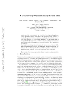 A Concurrency-Optimal Binary Search Tree