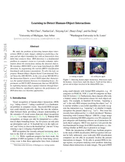 Learning to Detect Human-Object Interactions