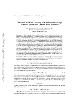 Debiased Machine Learning of Conditional Average Treatment Effects and
  Other Causal Functions
