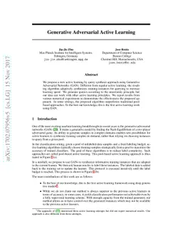 Generative Adversarial Active Learning
