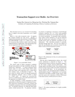 Transaction Support over Redis: An Overview