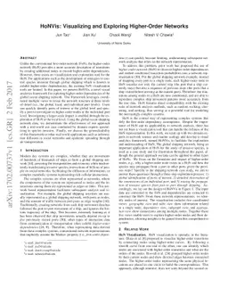 HoNVis: Visualizing and Exploring Higher-Order Networks