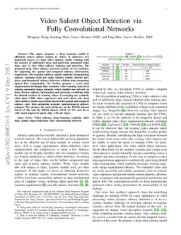 Video Salient Object Detection via Fully Convolutional Networks