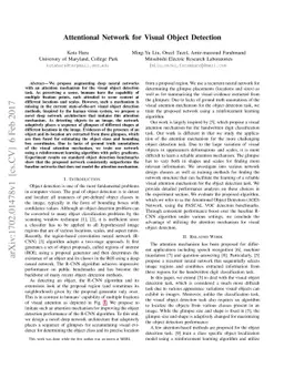 Attentional Network for Visual Object Detection