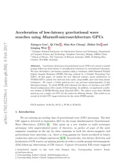Acceleration of low-latency gravitational wave searches using
  Maxwell-microarchitecture GPUs