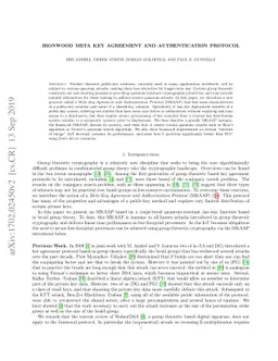 Ironwood Meta Key Agreement and Authentication Protocol