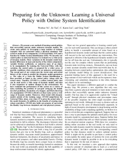 Preparing for the Unknown: Learning a Universal Policy with Online
  System Identification