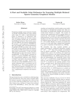 A Fast and Scalable Joint Estimator for Learning Multiple Related Sparse
  Gaussian Graphical Models