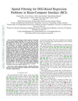Spatial Filtering for EEG-Based Regression Problems in Brain-Computer
  Interface (BCI)