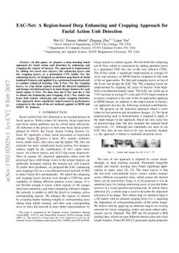 EAC-Net: A Region-based Deep Enhancing and Cropping Approach for Facial
  Action Unit Detection